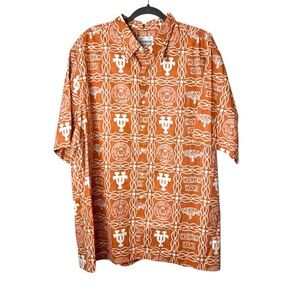 Reyn Spooner University Of Texas Longhorns Hook ‘Em Shirt Hawaiian Button Down